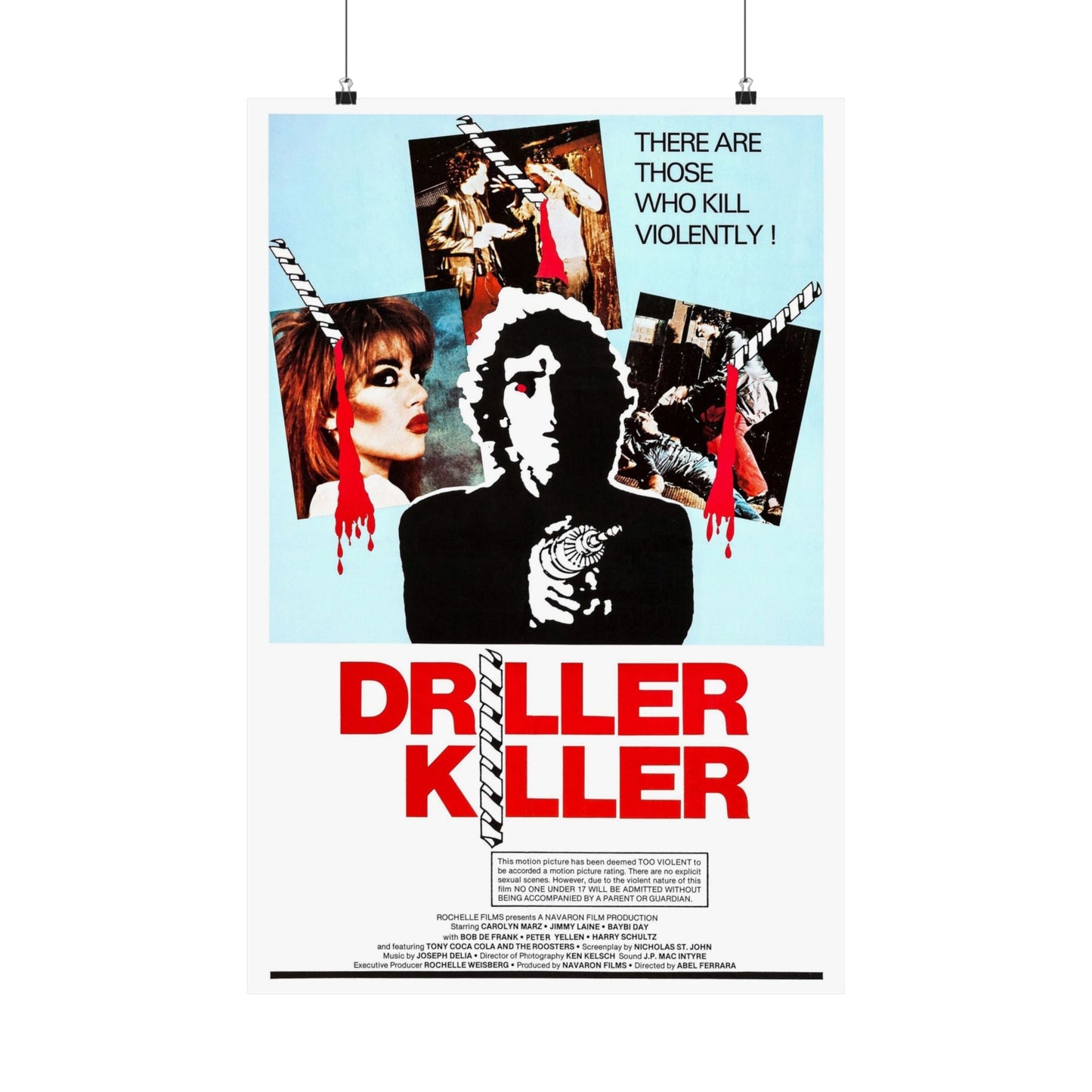 DRILLER KILLER 1979 - Paper Movie Poster-20″ x 30″-The Sticker Space