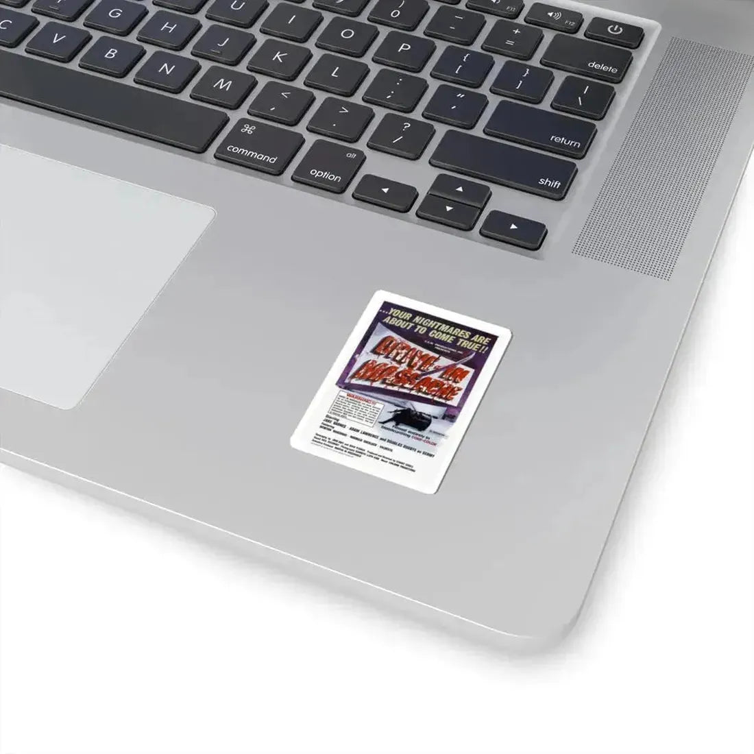 DRIVE-IN MASSACRE 1976 Movie Poster - STICKER Vinyl Kiss-Cut Decal - The Sticker Space