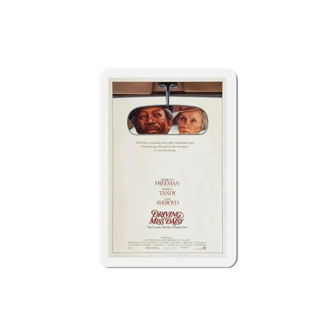 Driving Miss Daisy 1989 Movie Poster Refrigerator Magnet - The Sticker Space