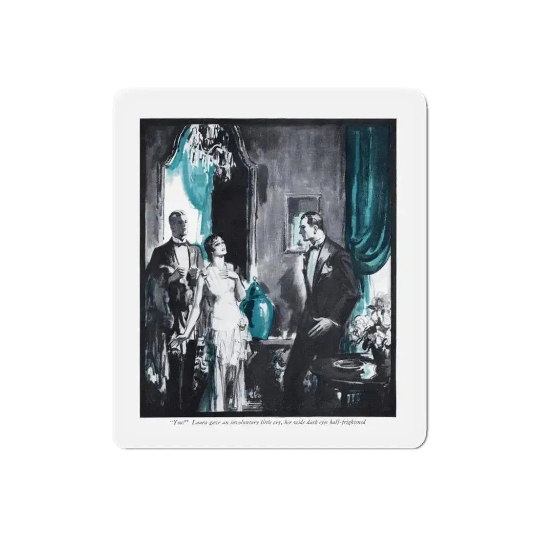 Driving Mists (2), McCall's magazine, March 1930 (Magazine Illustration) Refrigerator Magnet - The Sticker Space