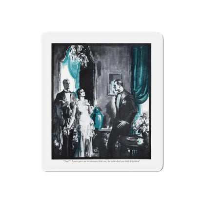 Driving Mists (2), McCall's magazine, March 1930 (Magazine Illustration) Refrigerator Magnet - The Sticker Space