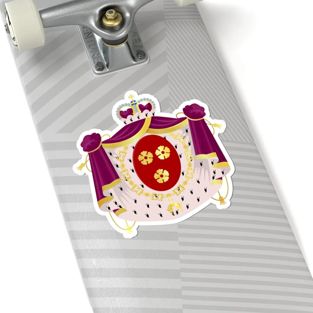 Drogenbos wapen (Belgium) (Coat of Arms) STICKER Vinyl Kiss-Cut Decal - The Sticker Space