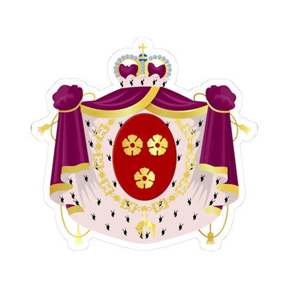 Drogenbos wapen (Belgium) (Coat of Arms) STICKER Vinyl Kiss-Cut Decal - The Sticker Space