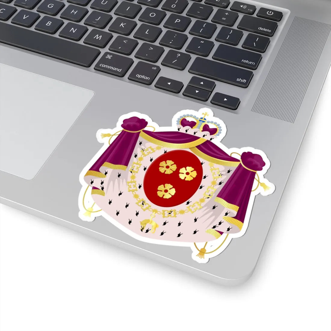 Drogenbos wapen (Belgium) (Coat of Arms) STICKER Vinyl Kiss-Cut Decal - The Sticker Space