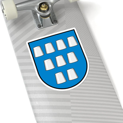 Drohobych coat of arms escutcheon (Ukraine) (Coat of Arms) STICKER Vinyl Kiss-Cut Decal - The Sticker Space