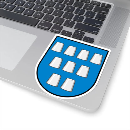 Drohobych coat of arms escutcheon (Ukraine) (Coat of Arms) STICKER Vinyl Kiss-Cut Decal - The Sticker Space