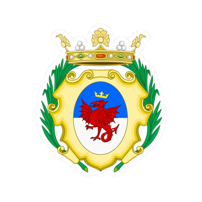 Dronero-Stemma (Italy) (Coat of Arms) STICKER Vinyl Kiss-Cut Decal 2 Inch White - The Sticker Space