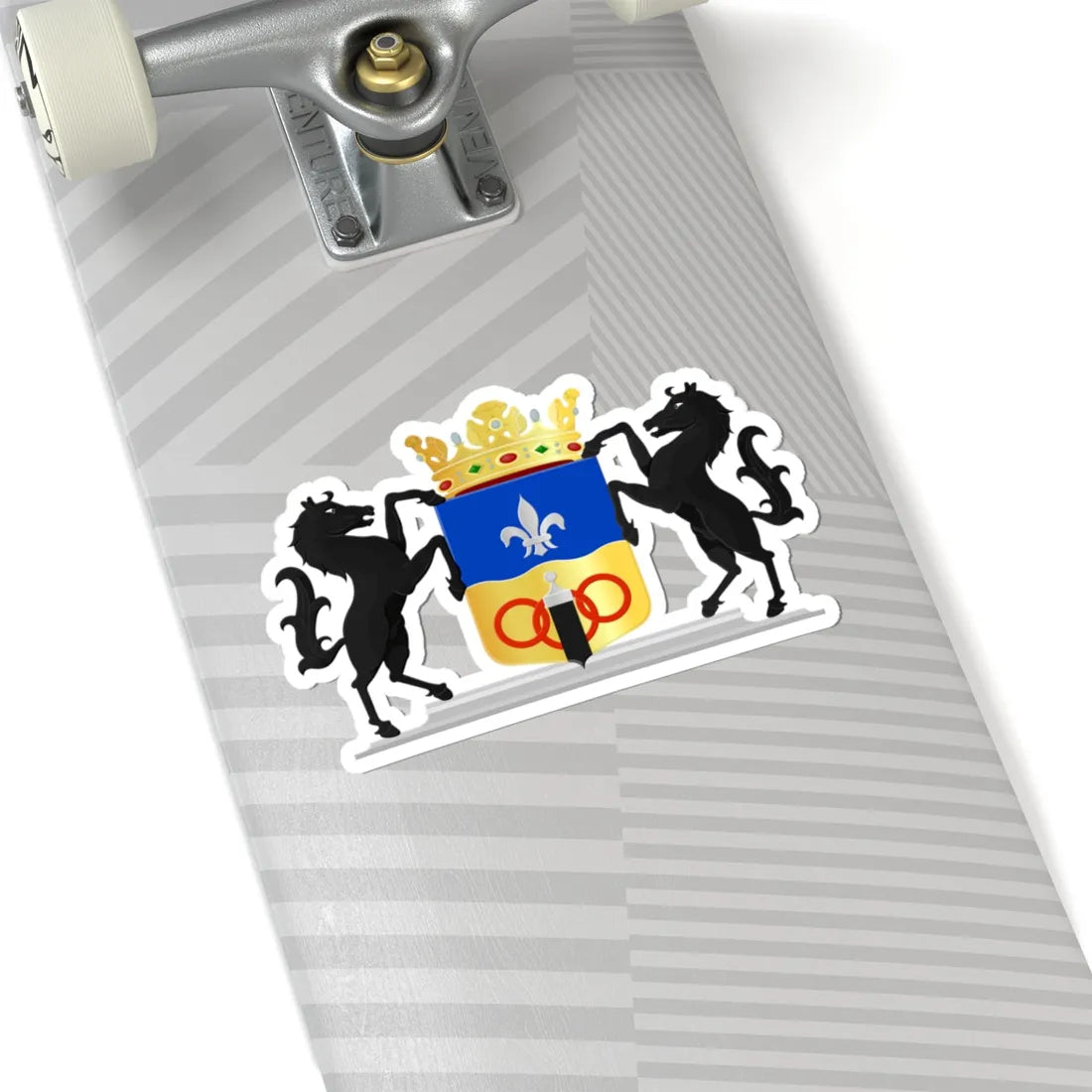 Dronten wapen (Netherlands) (Coat of Arms) STICKER Vinyl Kiss-Cut Decal - The Sticker Space