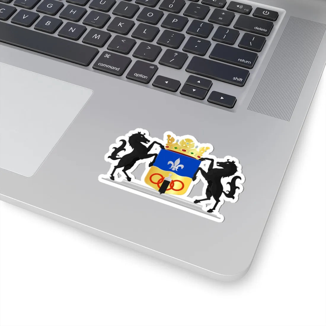 Dronten wapen (Netherlands) (Coat of Arms) STICKER Vinyl Kiss-Cut Decal - The Sticker Space