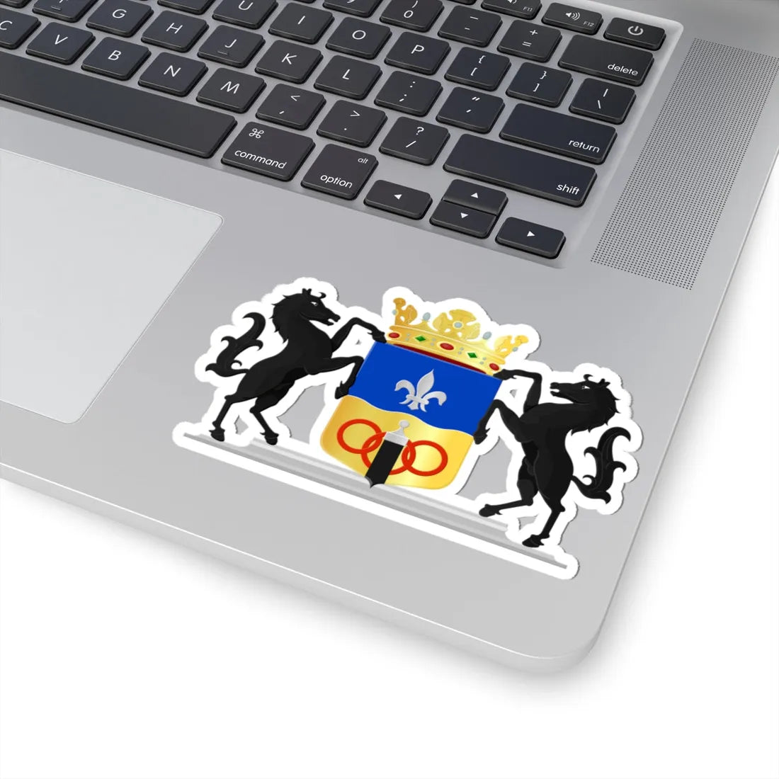 Dronten wapen (Netherlands) (Coat of Arms) STICKER Vinyl Kiss-Cut Decal - The Sticker Space