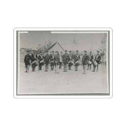 Drum Corps 30Th Pa. Infantry (U.S. Civil War) STICKER Vinyl Kiss-Cut Decal 4 Inch White - The Sticker Space