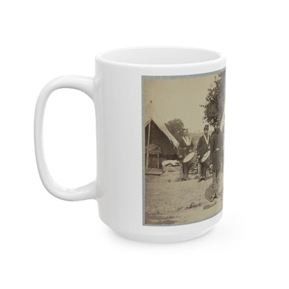 Drum Corps From Unidentified Regiment (U.S. Civil War) White Coffee Mug