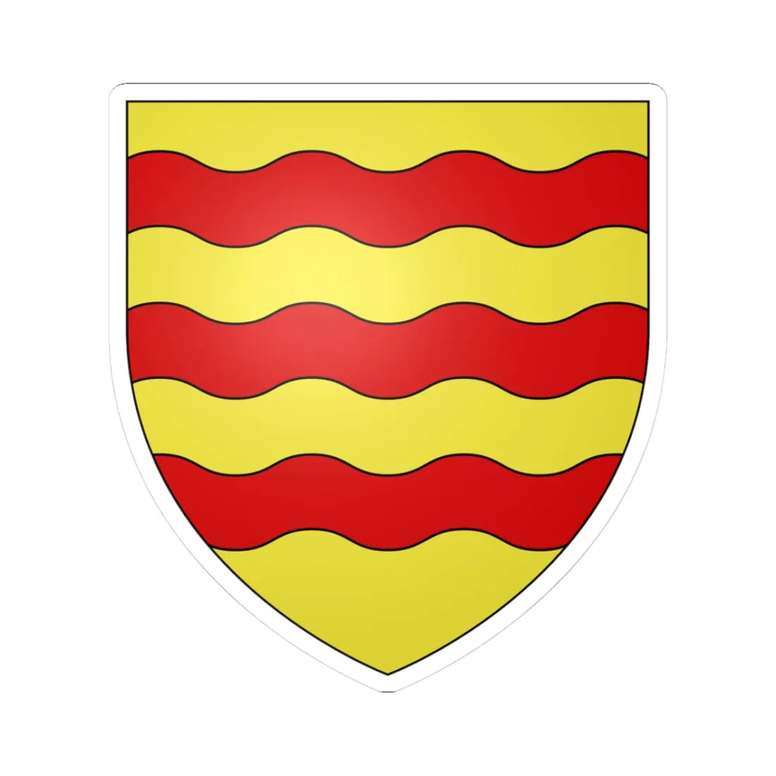 Drummond arms (Scotland) (Coat of Arms) STICKER Vinyl Kiss-Cut Decal 3 Inch White - The Sticker Space