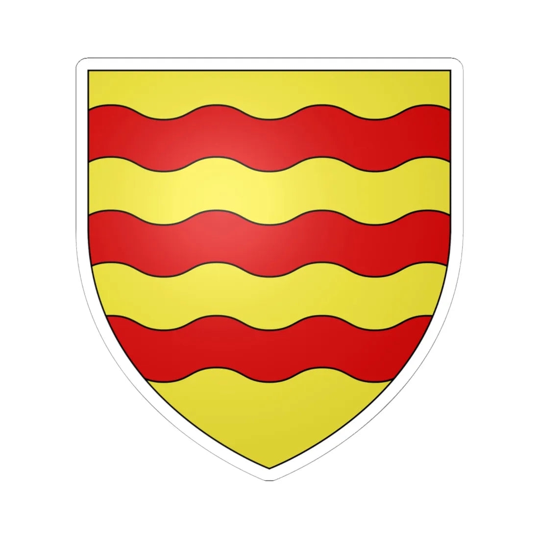 Drummond arms (Scotland) (Coat of Arms) STICKER Vinyl Kiss-Cut Decal 6 Inch White - The Sticker Space