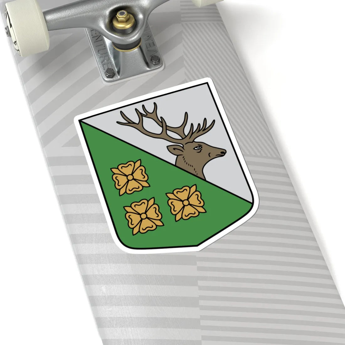 Drustu pagasta ģerbonis (Latvia) (Coat of Arms) STICKER Vinyl Kiss-Cut Decal - The Sticker Space
