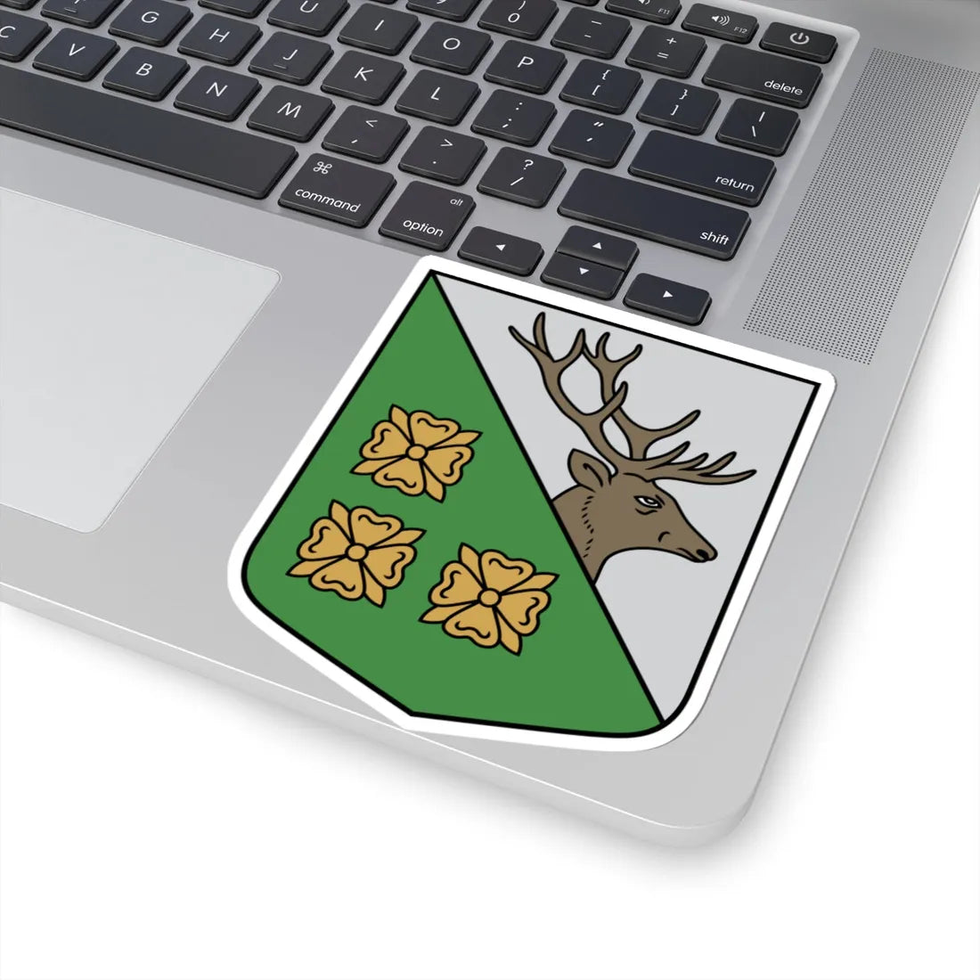 Drustu pagasta ģerbonis (Latvia) (Coat of Arms) STICKER Vinyl Kiss-Cut Decal - The Sticker Space