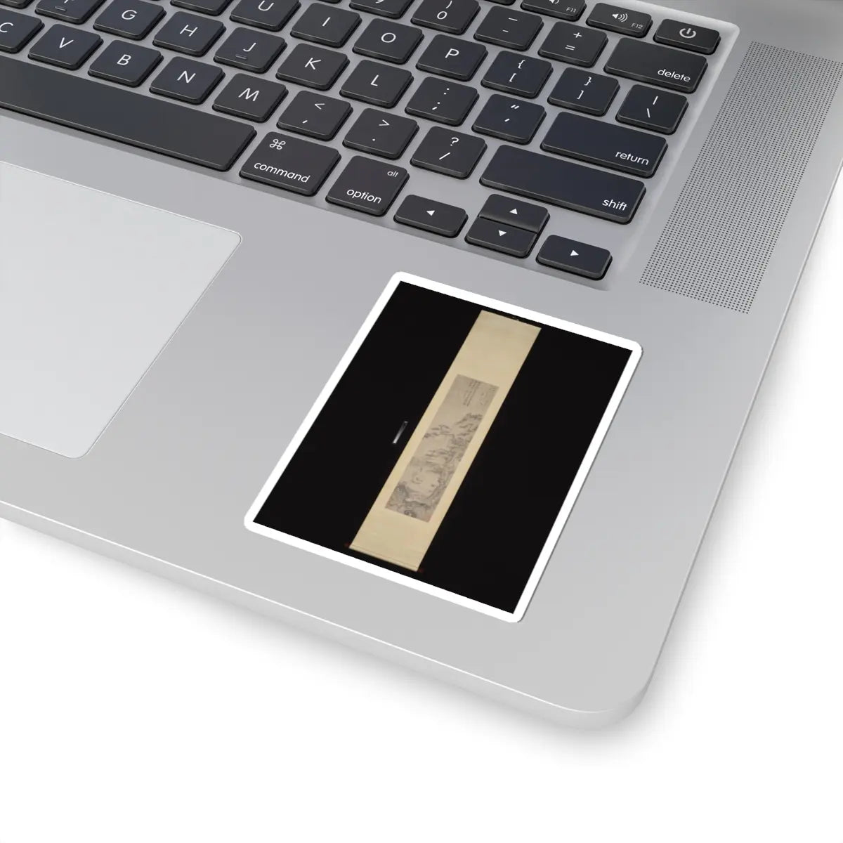 Du Jin - Tao Yuanming enjoying chrysanthemums - late 15th or early 16th v5 - STICKER Vinyl Kiss-Cut Decal