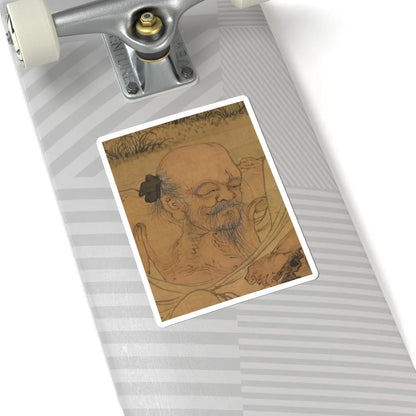 Du Jin - The Scholar Fu Sheng Transmitting the Book of Documents - 15th–mid-16th century v2 - STICKER Vinyl Kiss-Cut Decal