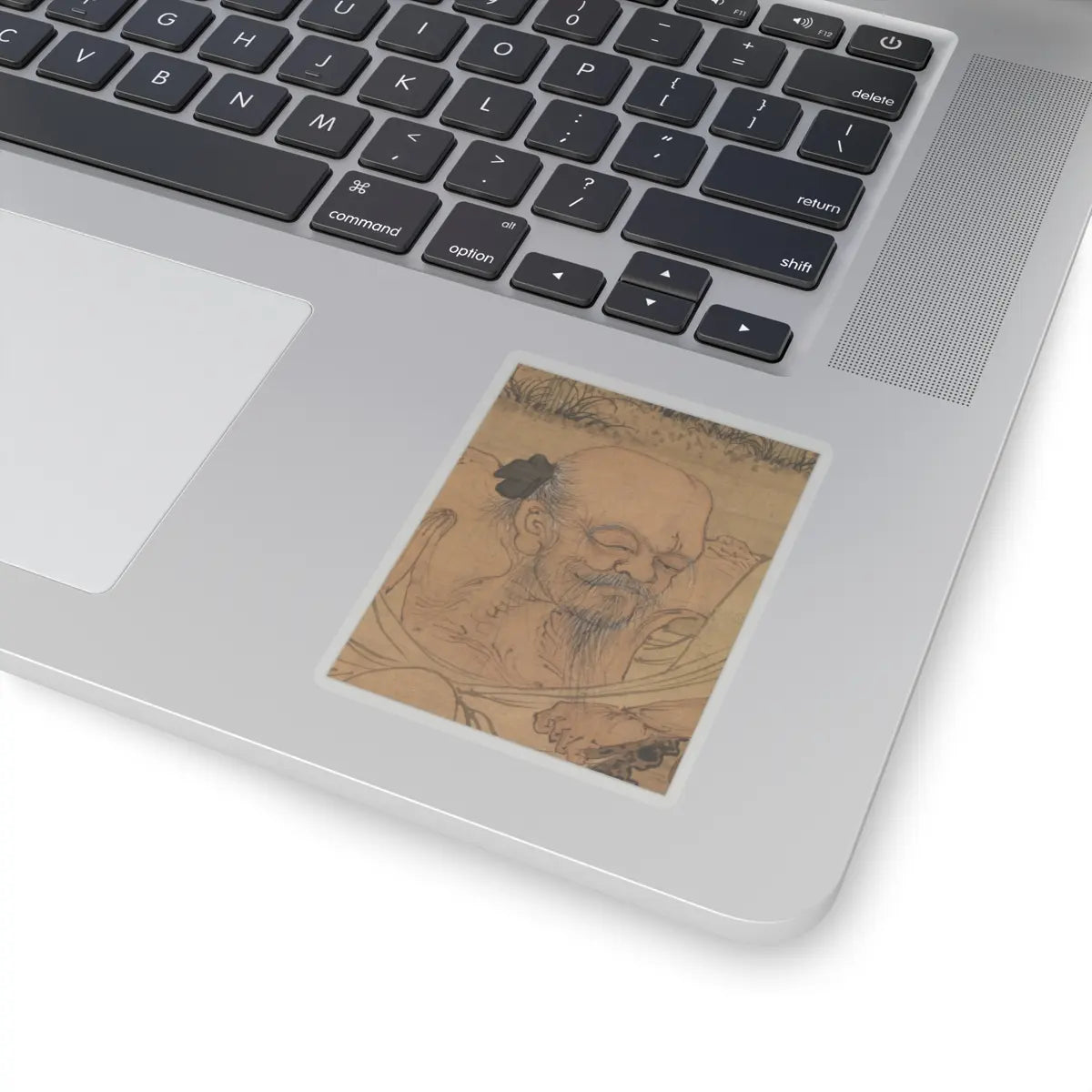 Du Jin - The Scholar Fu Sheng Transmitting the Book of Documents - 15th–mid-16th century v2 - STICKER Vinyl Kiss-Cut Decal