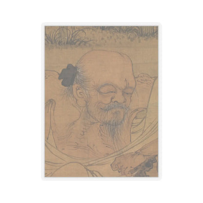 Du Jin - The Scholar Fu Sheng Transmitting the Book of Documents - 15th–mid-16th century v2 - STICKER Vinyl Kiss-Cut Decal