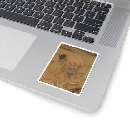 Du Jin - The Scholar Fu Sheng Transmitting the Book of Documents - 15th–mid-16th century v2 - STICKER Vinyl Kiss-Cut Decal