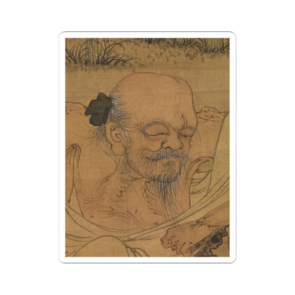 Du Jin - The Scholar Fu Sheng Transmitting the Book of Documents - 15th–mid-16th century v2 - STICKER Vinyl Kiss-Cut Decal
