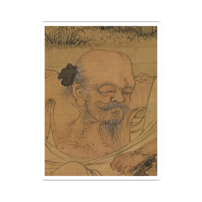 Du Jin - The Scholar Fu Sheng Transmitting the Book of Documents - 15th–mid-16th century v2 - STICKER Vinyl Kiss-Cut Decal