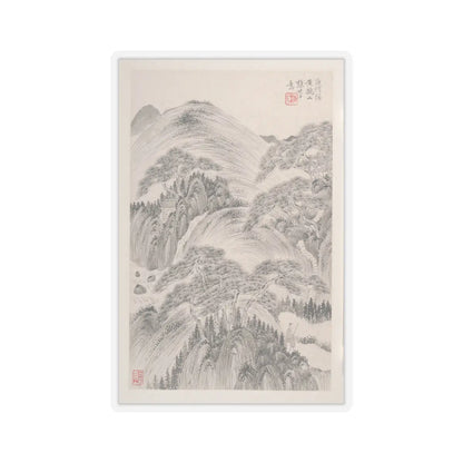 Du Xiang - Landscapes after old masters - 19th century v6 - STICKER Vinyl Kiss-Cut Decal