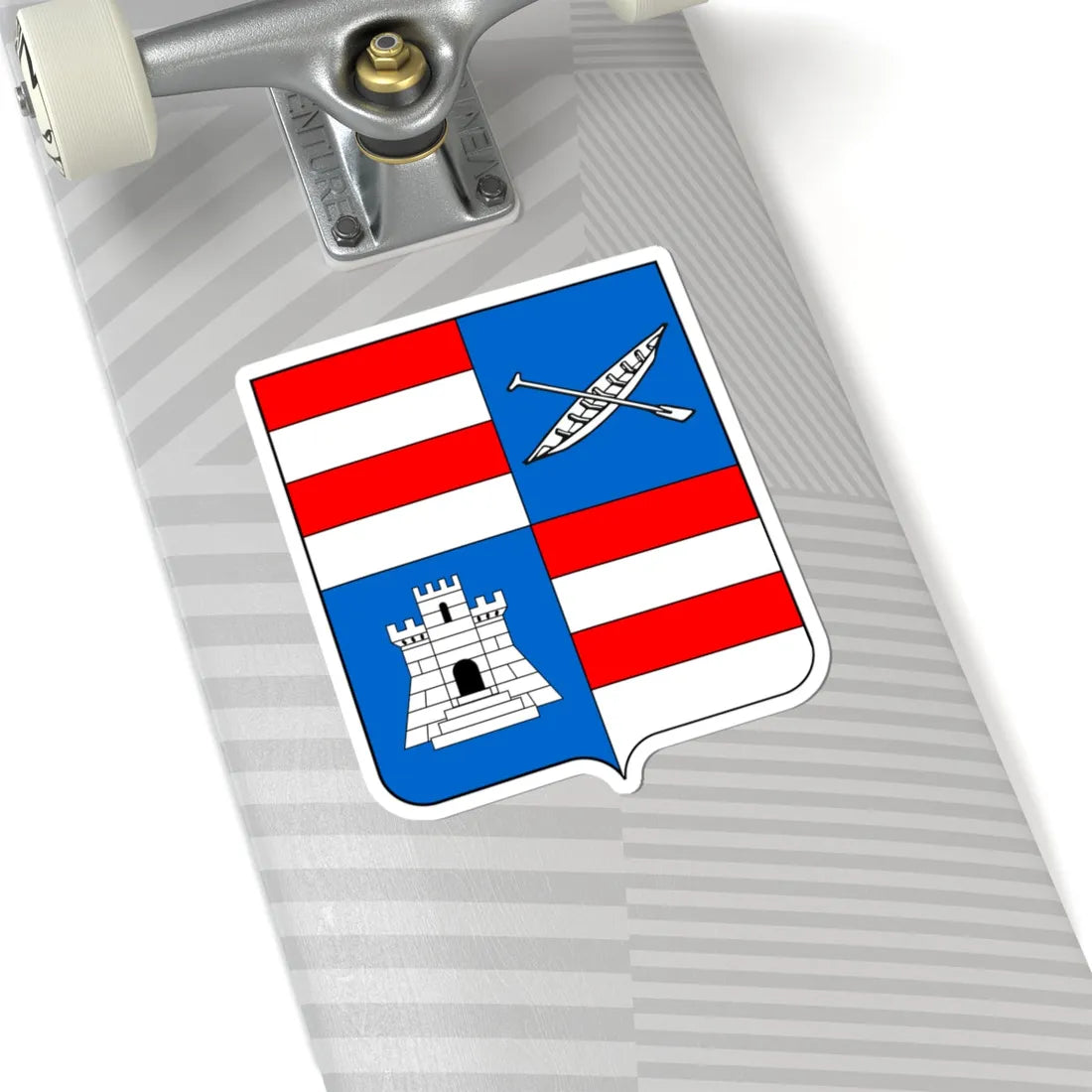 Dubrovnik-Neretva (Croatia) (Coat of Arms) STICKER Vinyl Kiss-Cut Decal - The Sticker Space