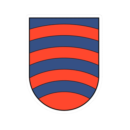 Dubrovnik regija - coat (Croatia) (Coat of Arms) STICKER Vinyl Kiss-Cut Decal 2 Inch White - The Sticker Space