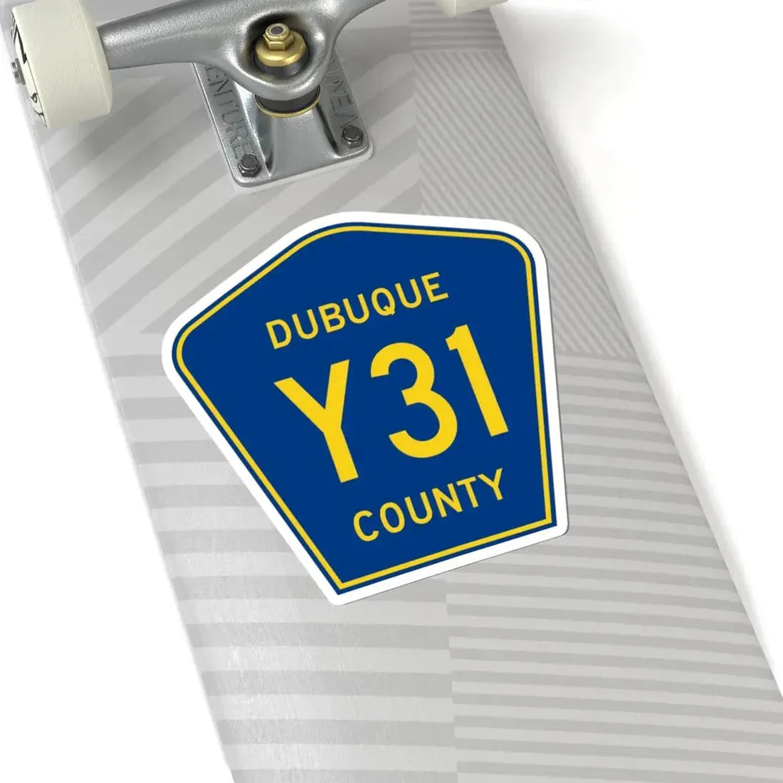 Dubuque County Route Y31 IA (Iowa) (Road Sign) STICKER Vinyl Kiss-Cut Decal - The Sticker Space