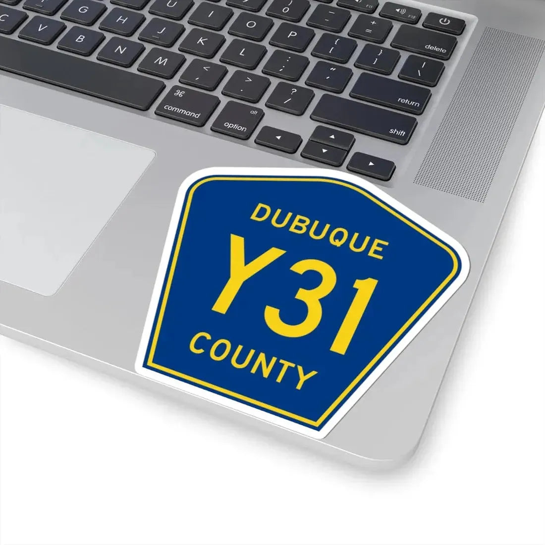 Dubuque County Route Y31 IA (Iowa) (Road Sign) STICKER Vinyl Kiss-Cut Decal - The Sticker Space