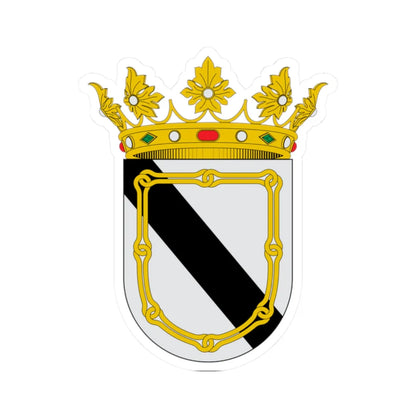 Ducado de Béjar Casa de Zúñiga (Spain) (Coat of Arms) STICKER Vinyl Kiss-Cut Decal 2 Inch White - The Sticker Space