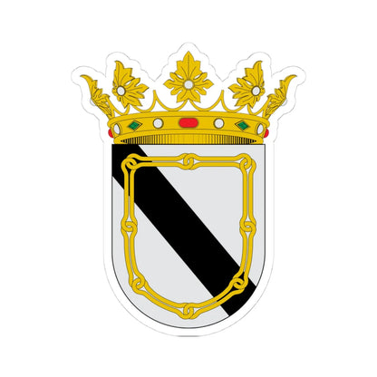 Ducado de Béjar Casa de Zúñiga (Spain) (Coat of Arms) STICKER Vinyl Kiss-Cut Decal 4 Inch White - The Sticker Space