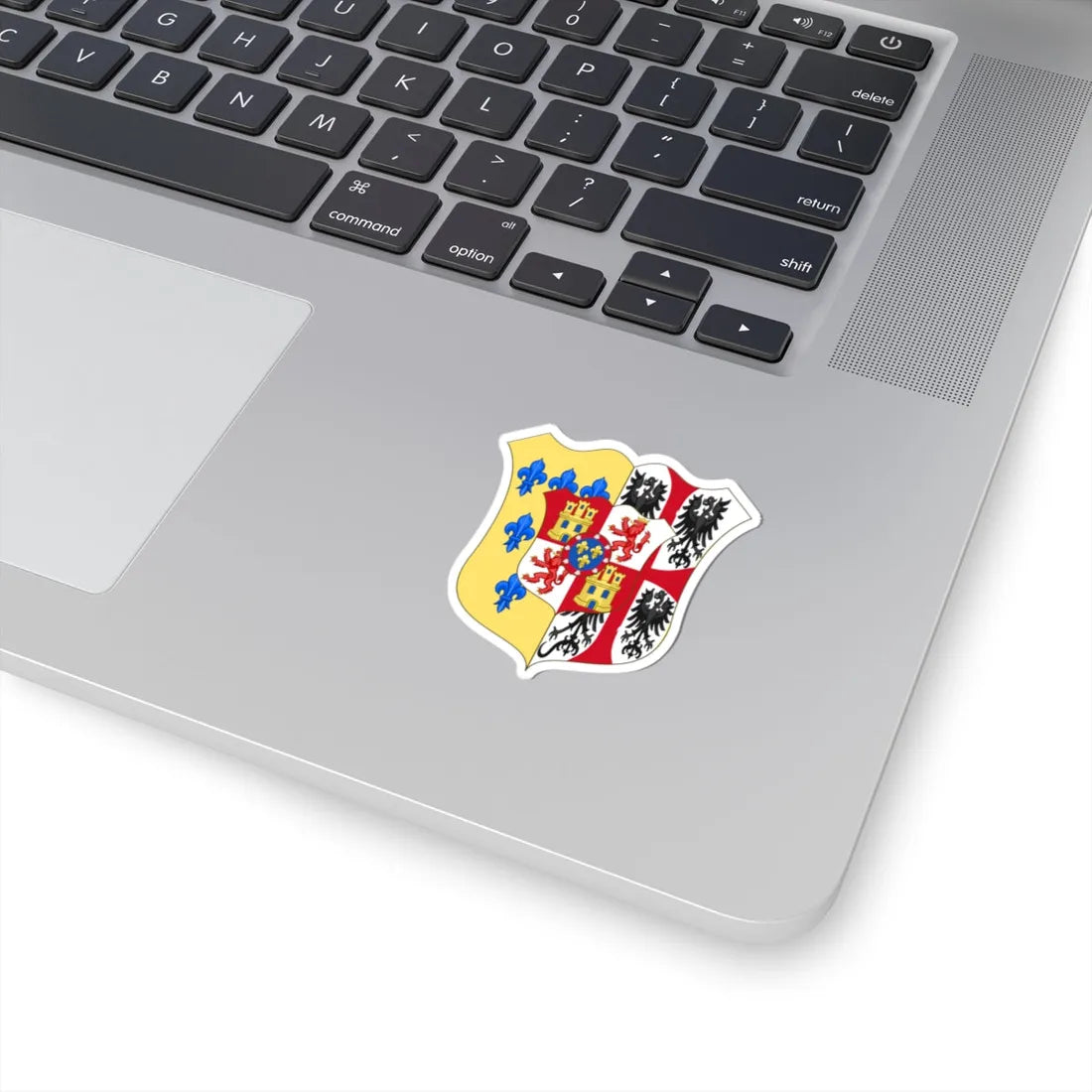 Ducal Arms of Parma 1748-1802 (Italy) (Coat of Arms) STICKER Vinyl Kiss-Cut Decal - The Sticker Space