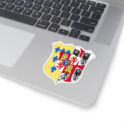Ducal Arms of Parma 1748-1802 (Italy) (Coat of Arms) STICKER Vinyl Kiss-Cut Decal - The Sticker Space