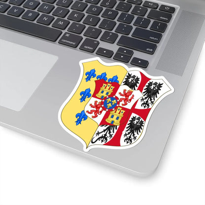 Ducal Arms of Parma 1748-1802 (Italy) (Coat of Arms) STICKER Vinyl Kiss-Cut Decal - The Sticker Space