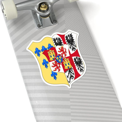 Ducal Arms of Parma 1748-1802 (Italy) (Coat of Arms) STICKER Vinyl Kiss-Cut Decal - The Sticker Space