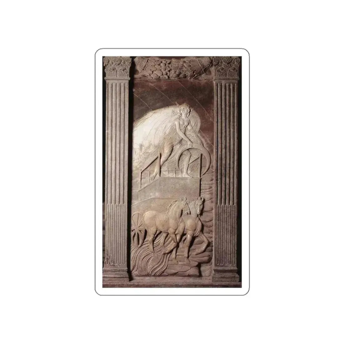 DUCCIO, Agostino di - The Moon (Artwork) STICKER Vinyl Die-Cut Decal White Die-Cut 4 Inch - The Sticker Space