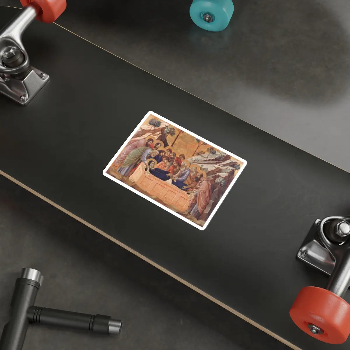 SKU:11072287245327441123 Sticker types:White Shape:Die-Cut Sizes:5" × 5"