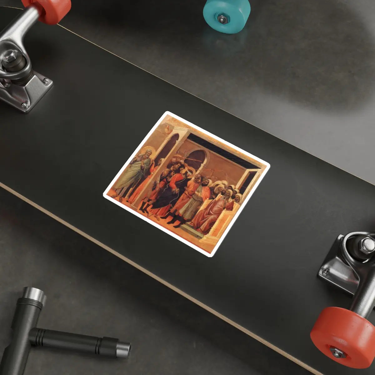 SKU:26553199043343966094 Sticker types:White Shape:Die-Cut Sizes:5" × 5"