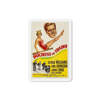 Duchess of Idaho 1950 Movie Poster Refrigerator Magnet 3 Inch - The Sticker Space