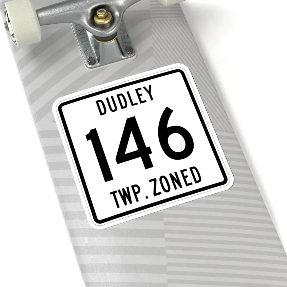 Dudley Township Route 146 Hardin County Ohio (Ohio) (Road Sign) STICKER Vinyl Kiss-Cut Decal - The Sticker Space