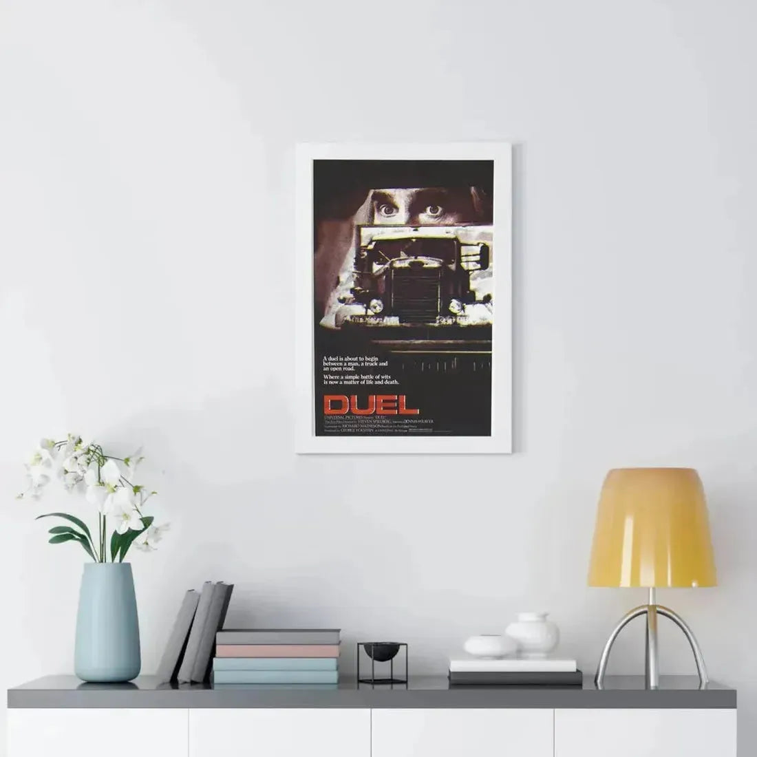 DUEL 1971 - Framed Movie Poster - The Sticker Space