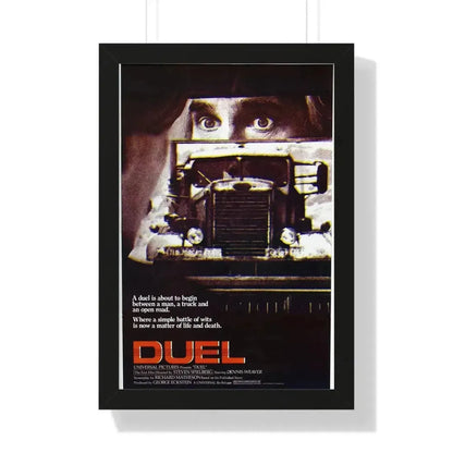DUEL 1971 - Framed Movie Poster - The Sticker Space