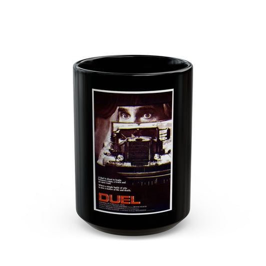 DUEL 1971 Movie Poster - Black Coffee Mug-15oz-The Sticker Space