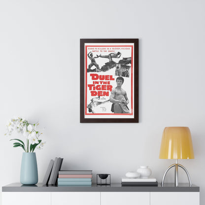 DUEL IN THE TIGER DEN 1972 - Framed Movie Poster-The Sticker Space