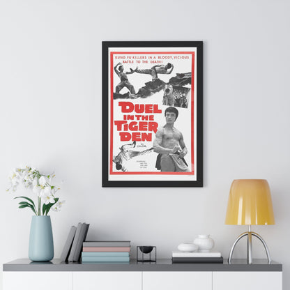 DUEL IN THE TIGER DEN 1972 - Framed Movie Poster-The Sticker Space