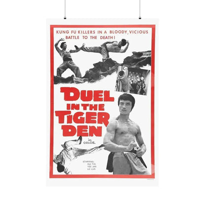 DUEL IN THE TIGER DEN 1972 - Paper Movie Poster 36" x 54" Matte - The Sticker Space