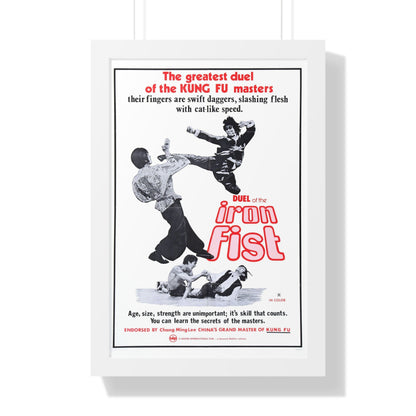 DUEL OF THE IRON FIST 1971 - Framed Movie Poster-16″ x 24″-The Sticker Space